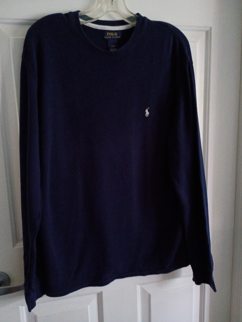 Polo by Ralph Lauren Men’s Navy Crewneck Thermal